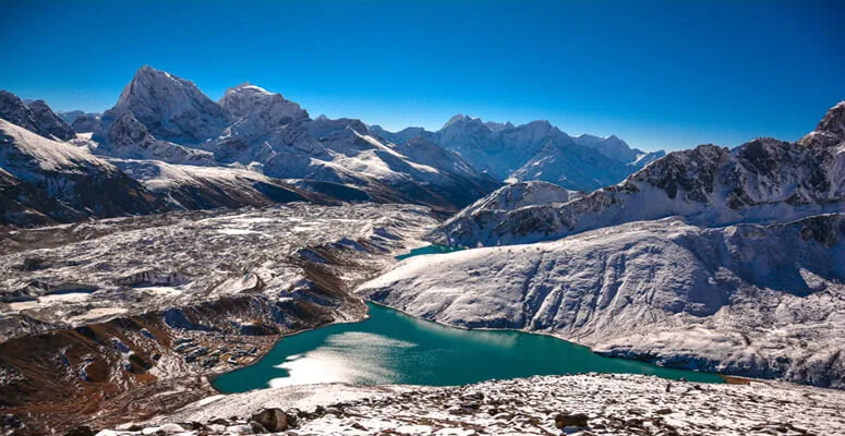 EBC GOKYO LAKE TREK HELICOPTER RETURN